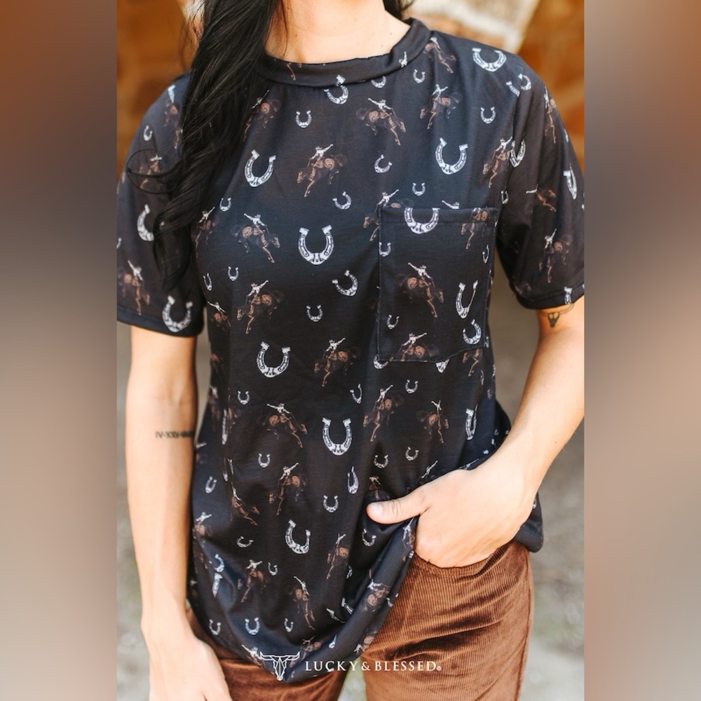 Lucky Bucker Pocket Tee